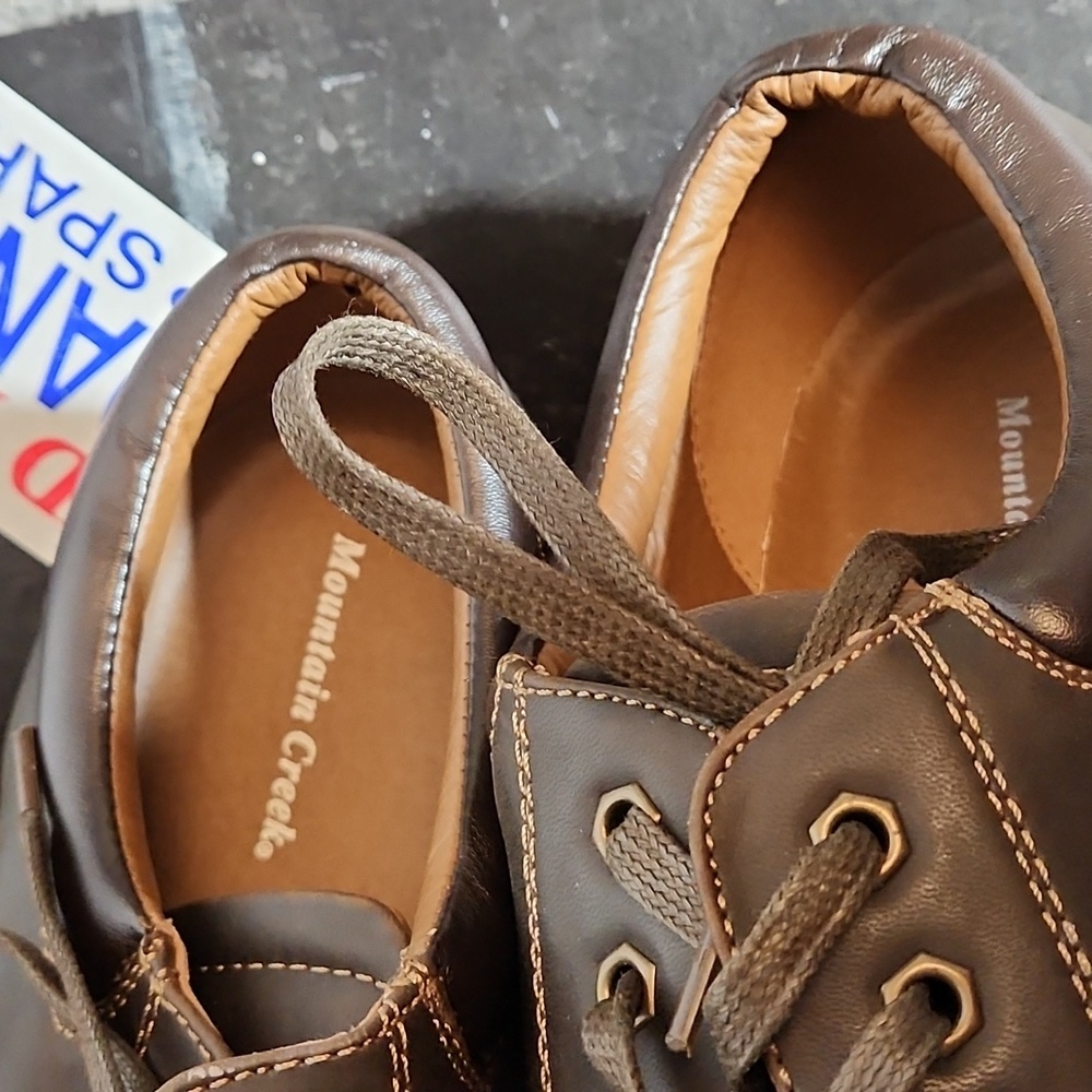MOUNTAIN CREEK Lace Tie Steven Shoe Brown 12M - Picture 10 of 14